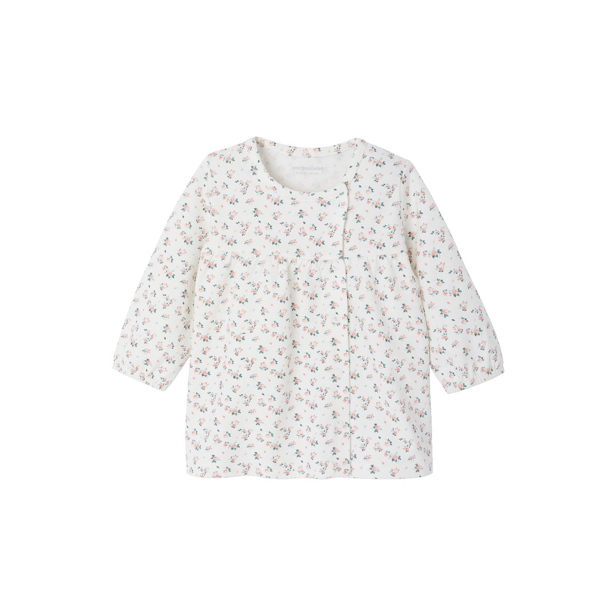 Ensemble bébé naissance 3 pièces bandeau, robe à motifs et legging nude imprimé, VERTBAUDET