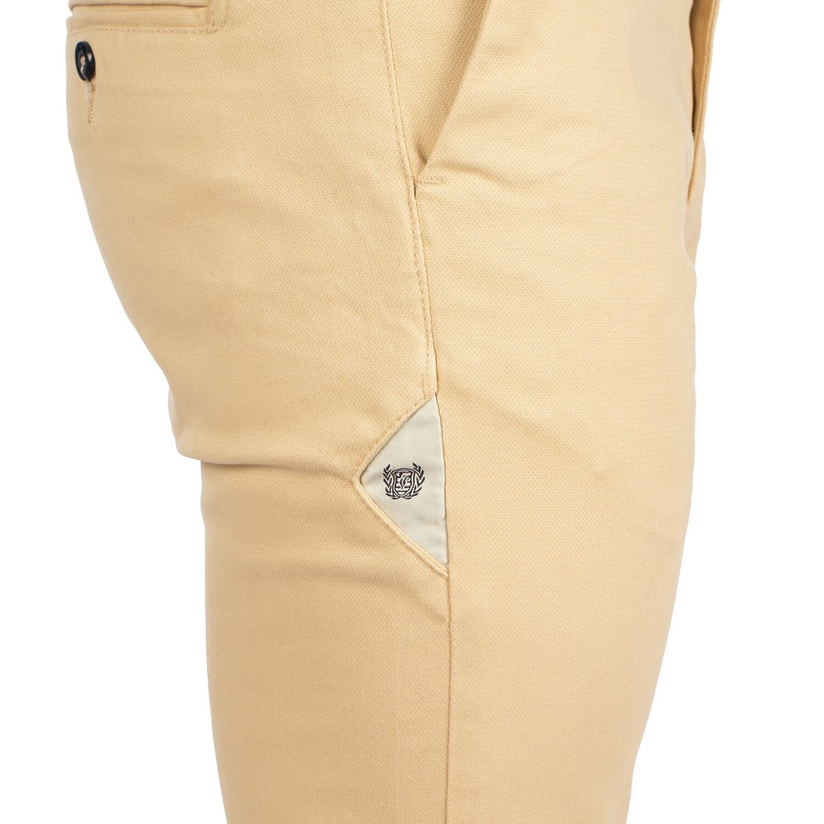 Pantalon chino chevron unity beige, SHILTON