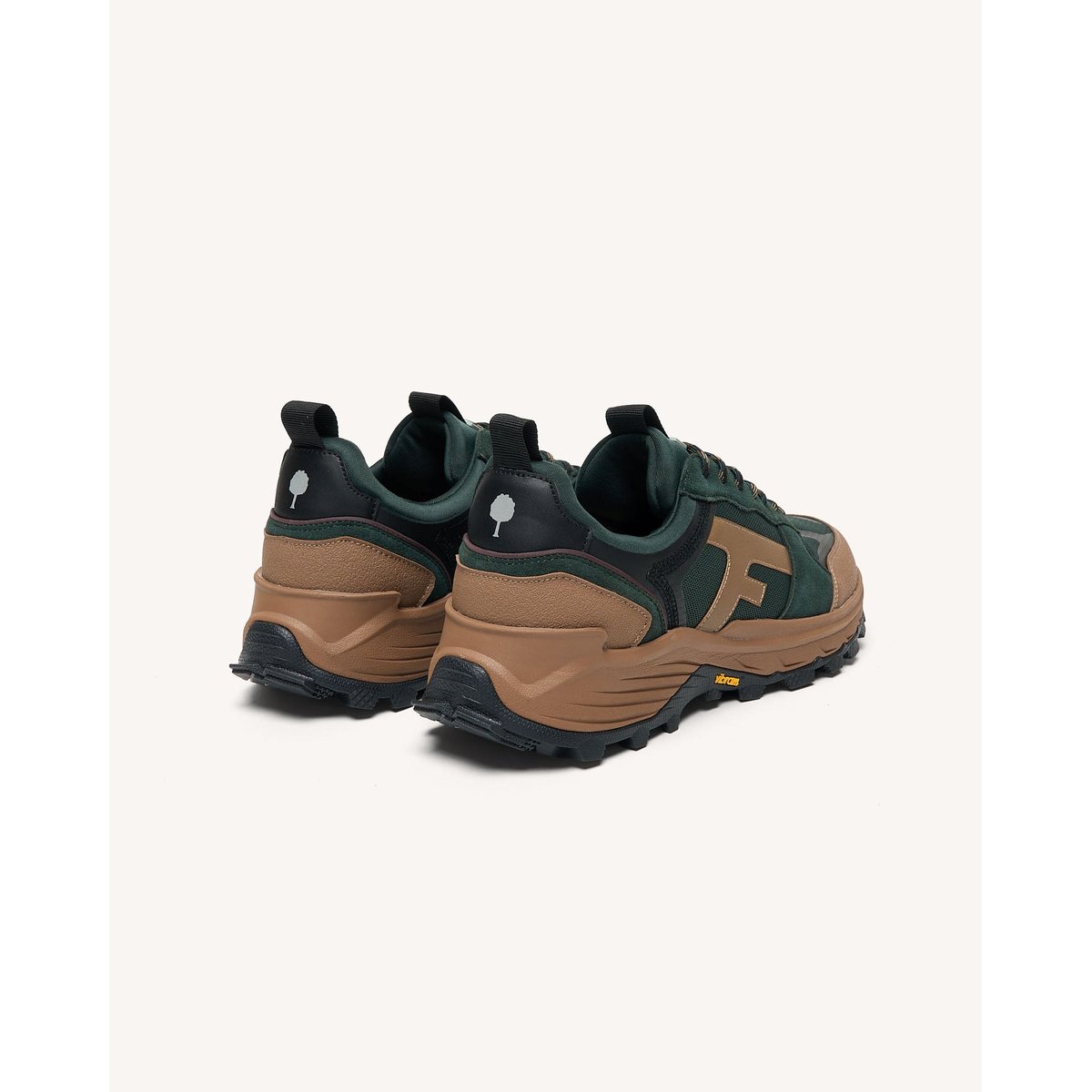 Baskets running vert foncé, FAGUO