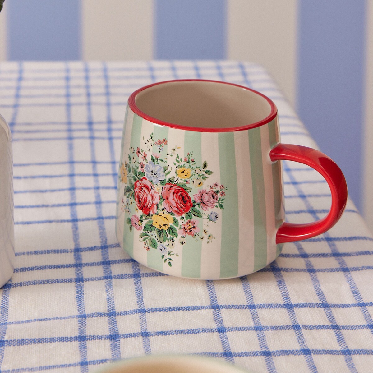 Feels Like Home Hamstead Stripe Billie Mug green, CATH KIDSTON