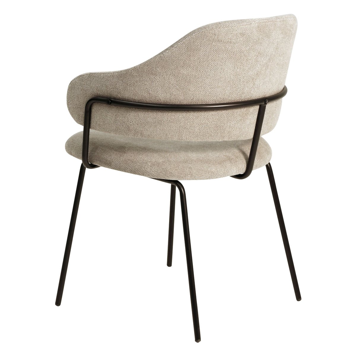 Chaise repas tissu sable, ZAGO