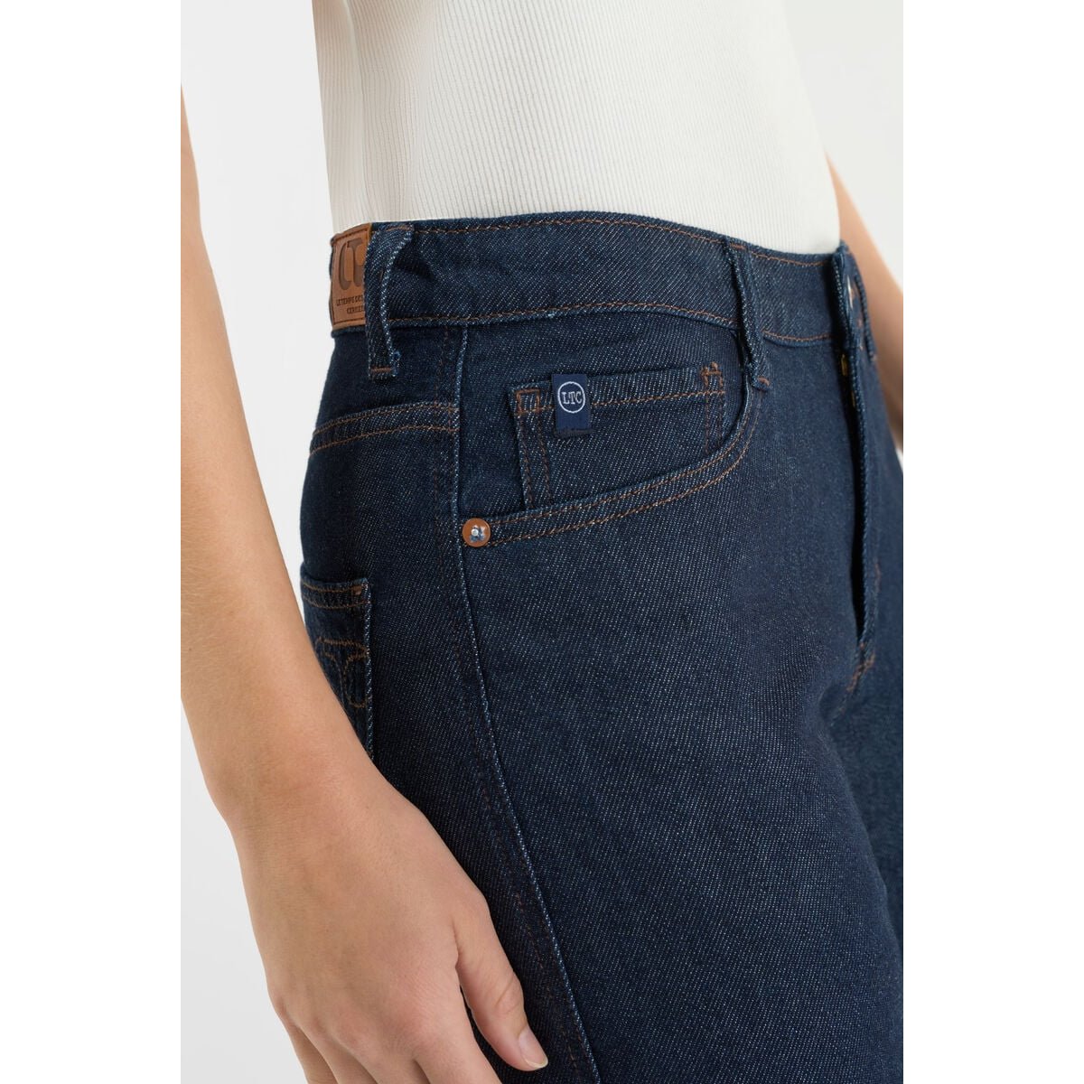 Jeans droite 300/23 regular, longueur 34 blue, LE TEMPS DES CERISES