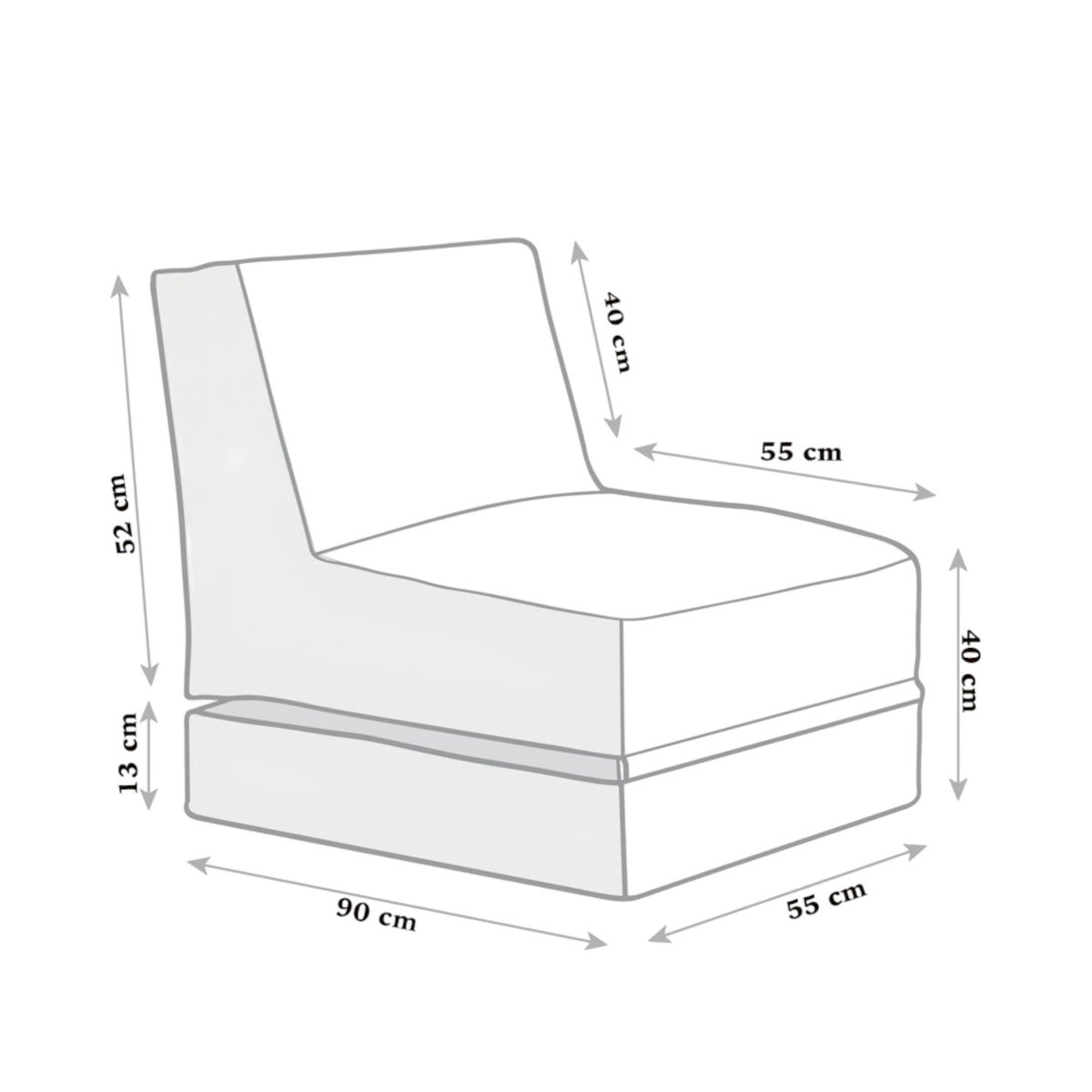 Chilienne de jardin dépliable en tissu imperméable ARTA rose, PIER IMPORT