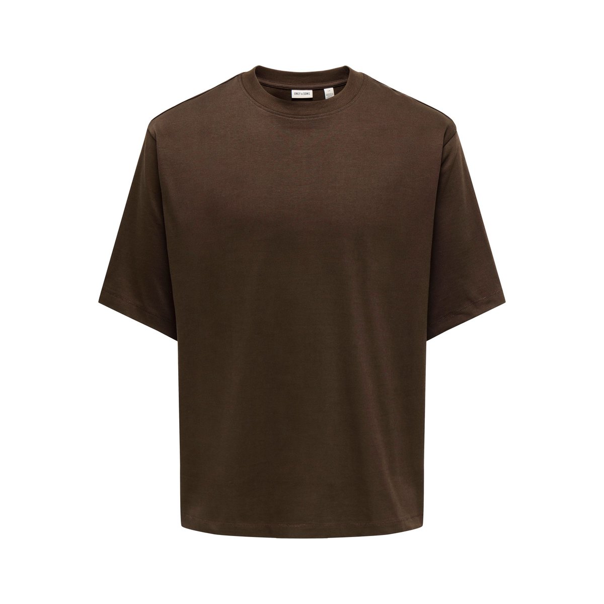 T-Shirt marron - demitasse 1, ONLY & SONS