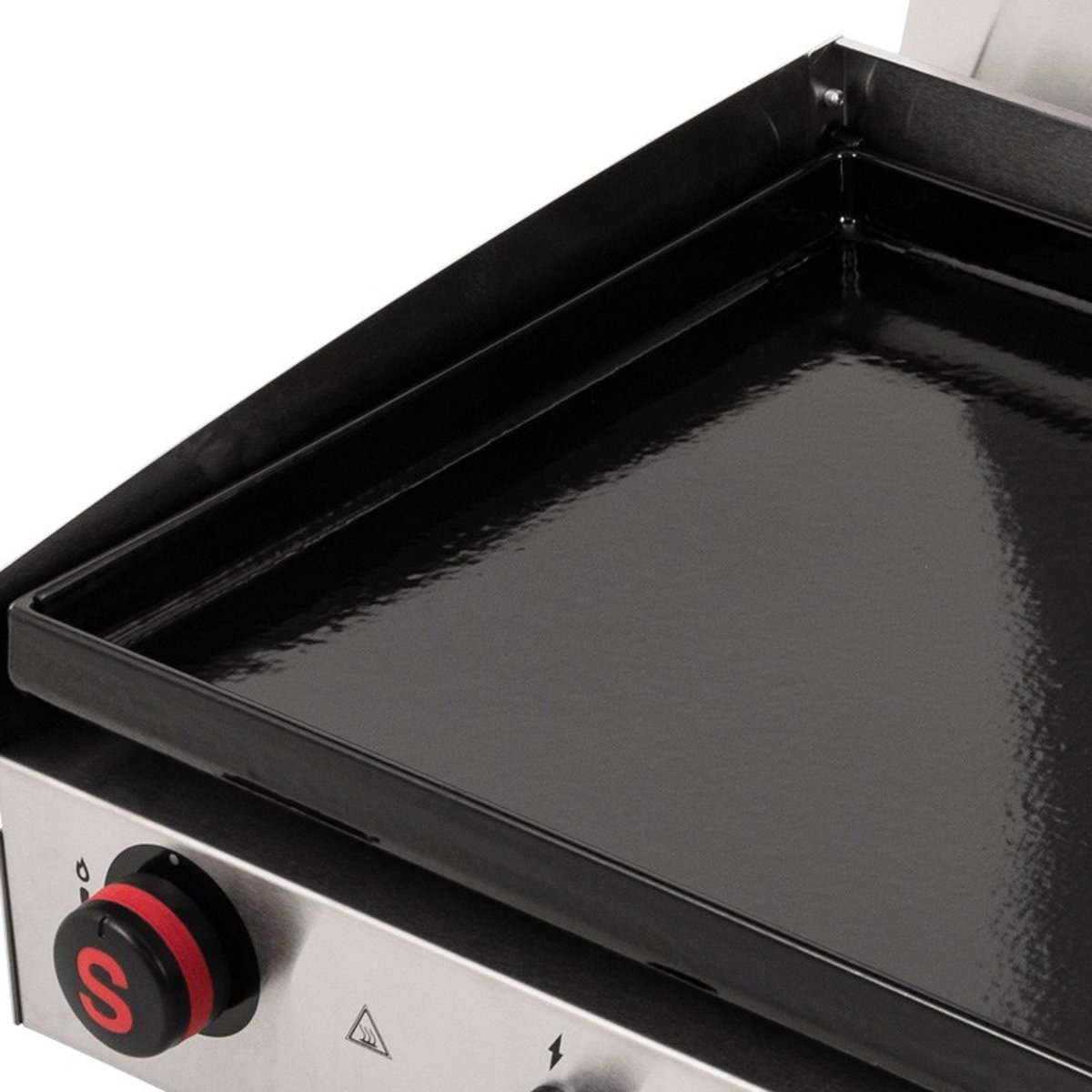 Plancha à gaz pour 12 convives incolore, gris argent, SOMAGIC
