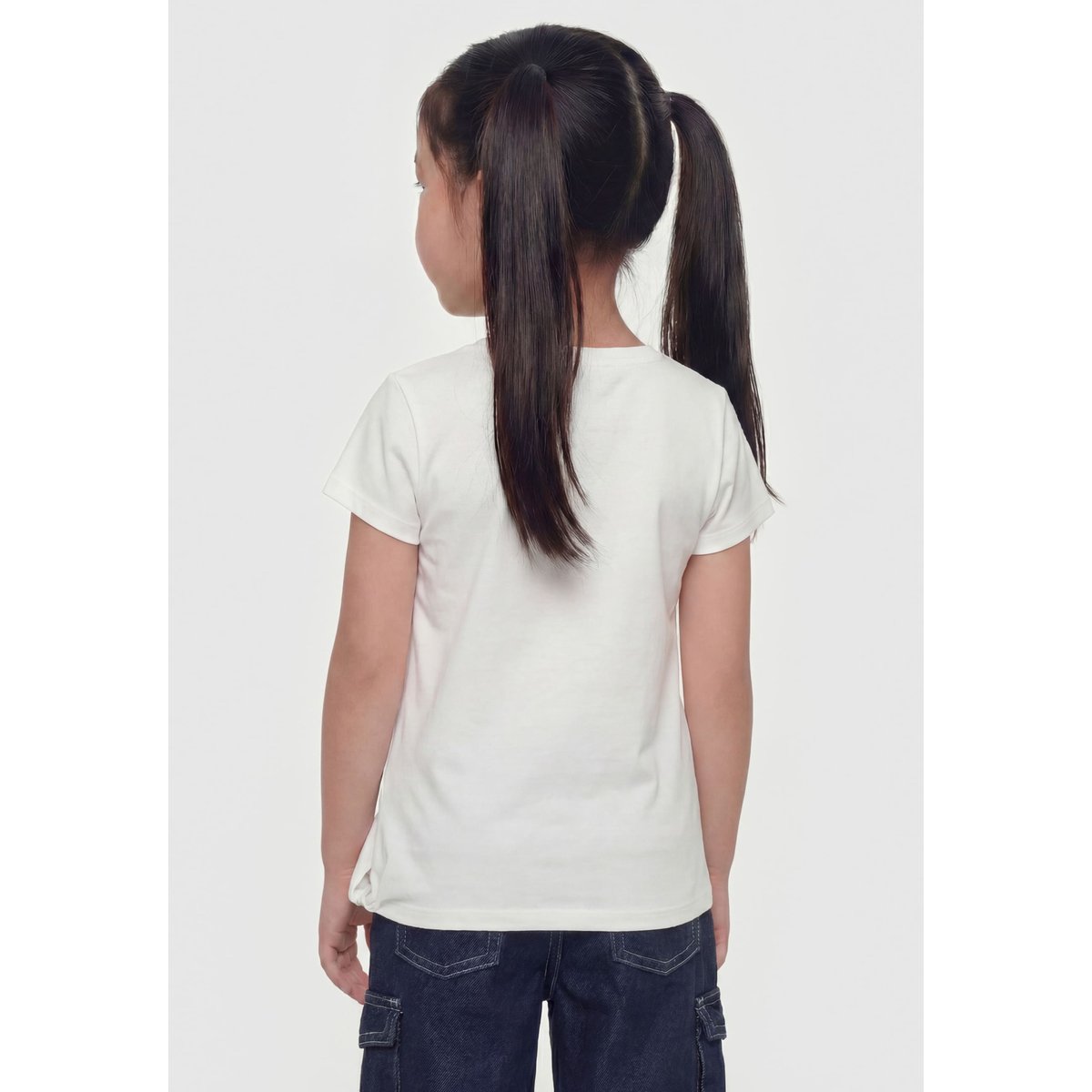 T-Shirt Avec Logo Pailleté blanc, GUESS KIDS