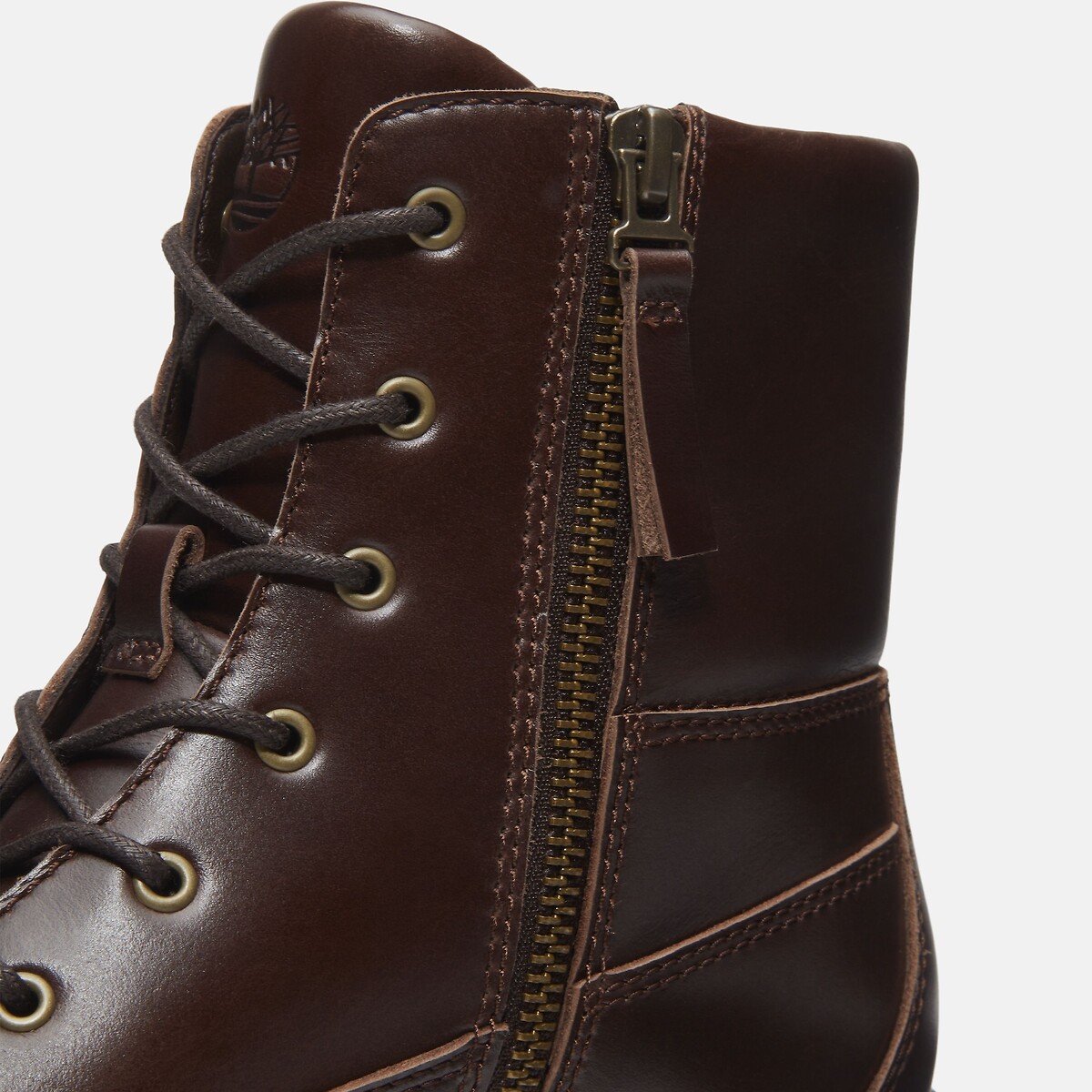 Schnürstiefeletten aus Leder, STORMBUCKS MID LACE dunkelbraun, TIMBERLAND