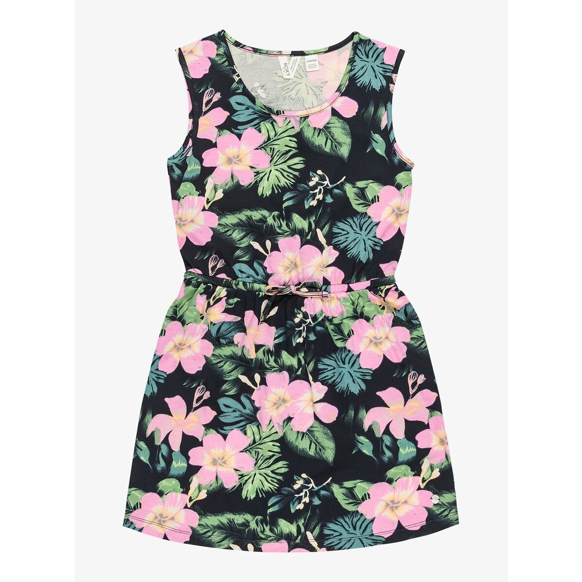 Sleeveless Skater Dress in Floral Print, 8-16 Years multi-coloured, ROXY