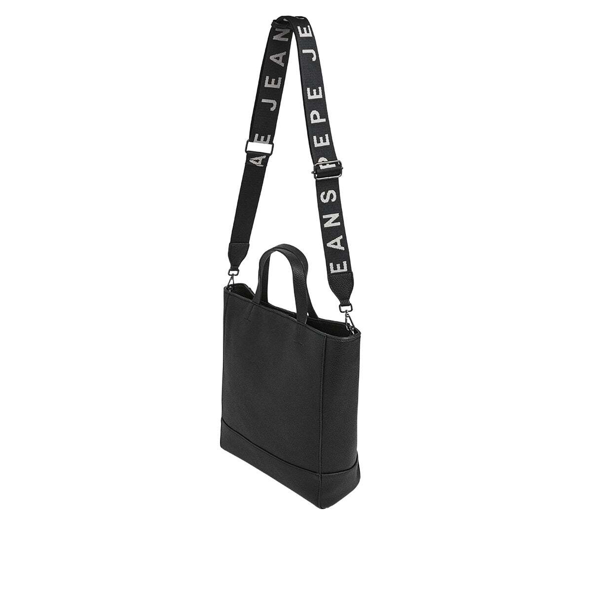 Sac Cabas Effet Cuir noir, PEPE JEANS