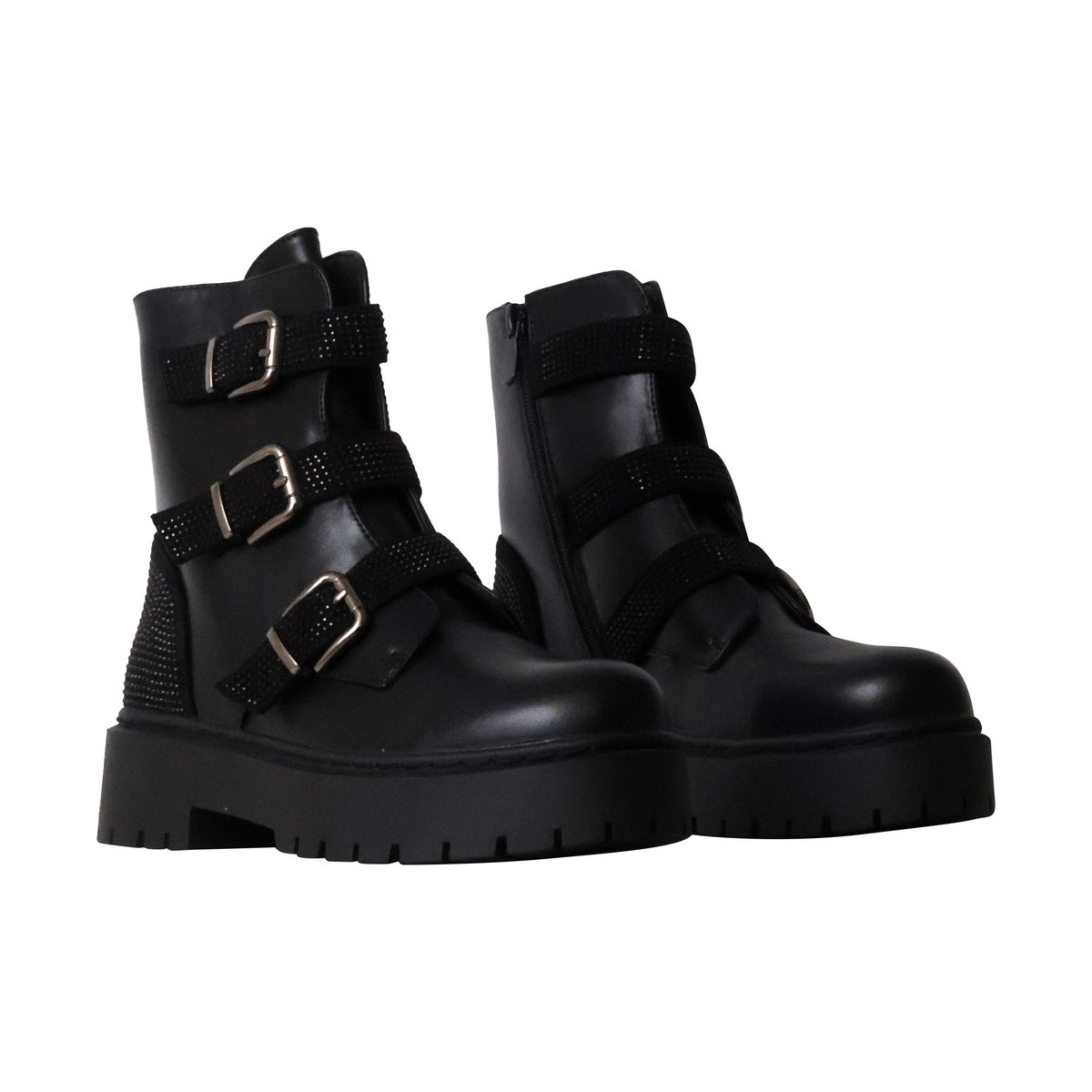 Bottines à Zip Bestelle noir-stone, ENZA NUCCI