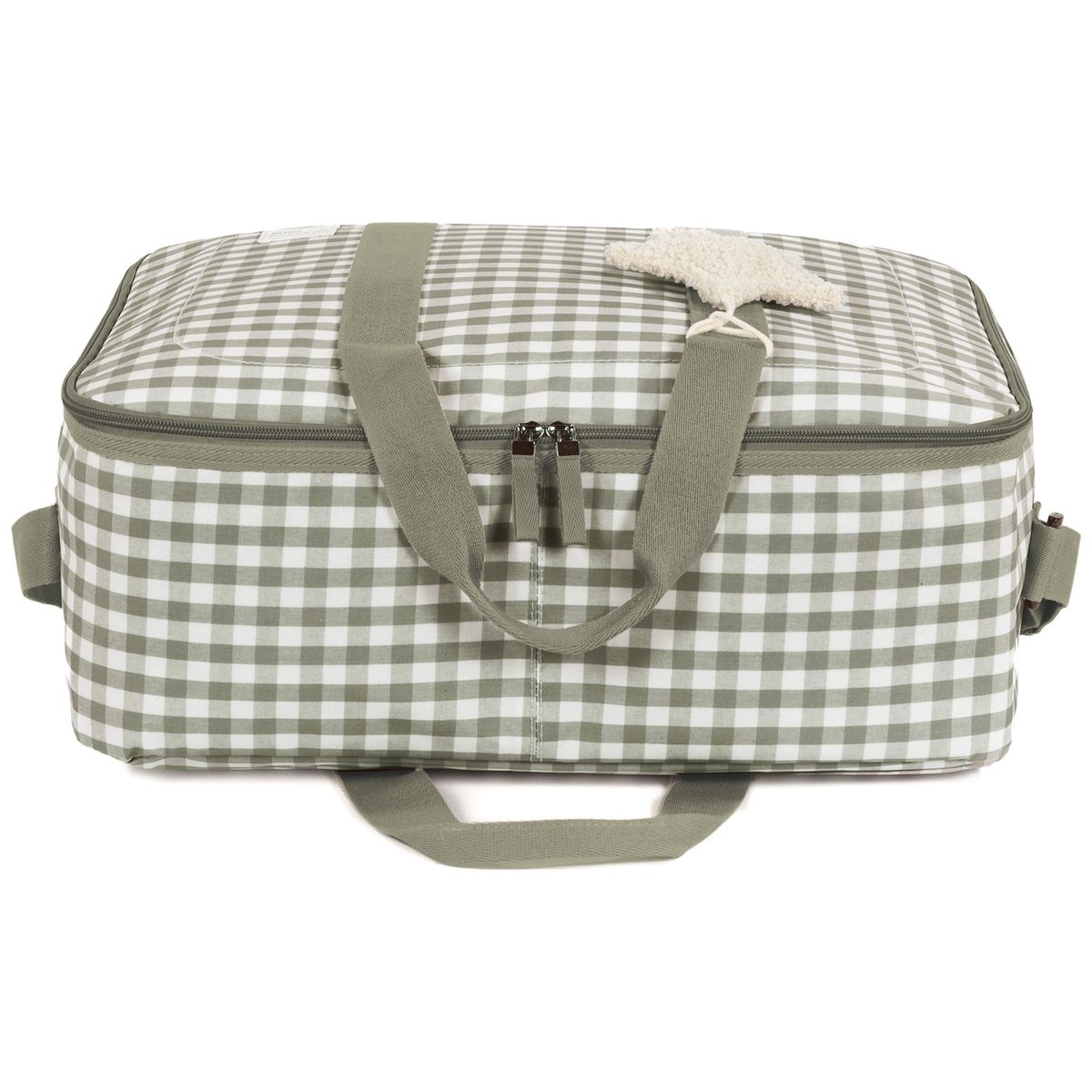 Valise de maternité Caetana Stone vert, WALKING MUM