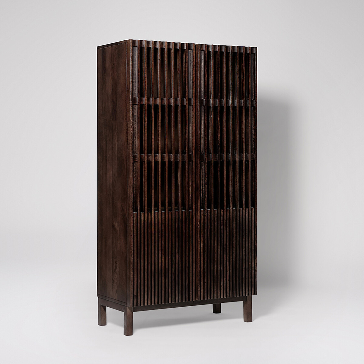 Klaus Mango Wood 2 Door Cabinet dark brown, SWOON