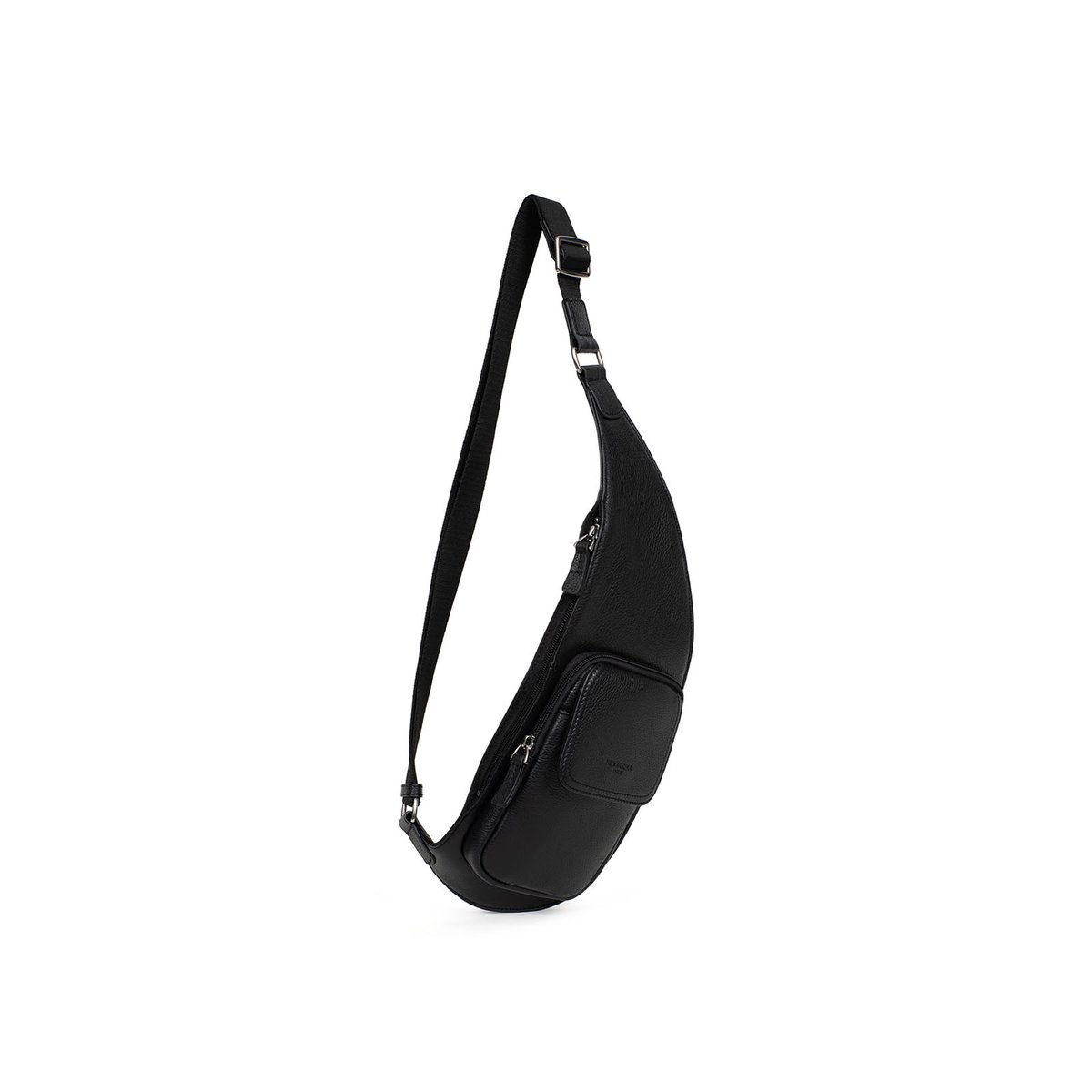 Sac monobretelle  CHESTER noir, HEXAGONA