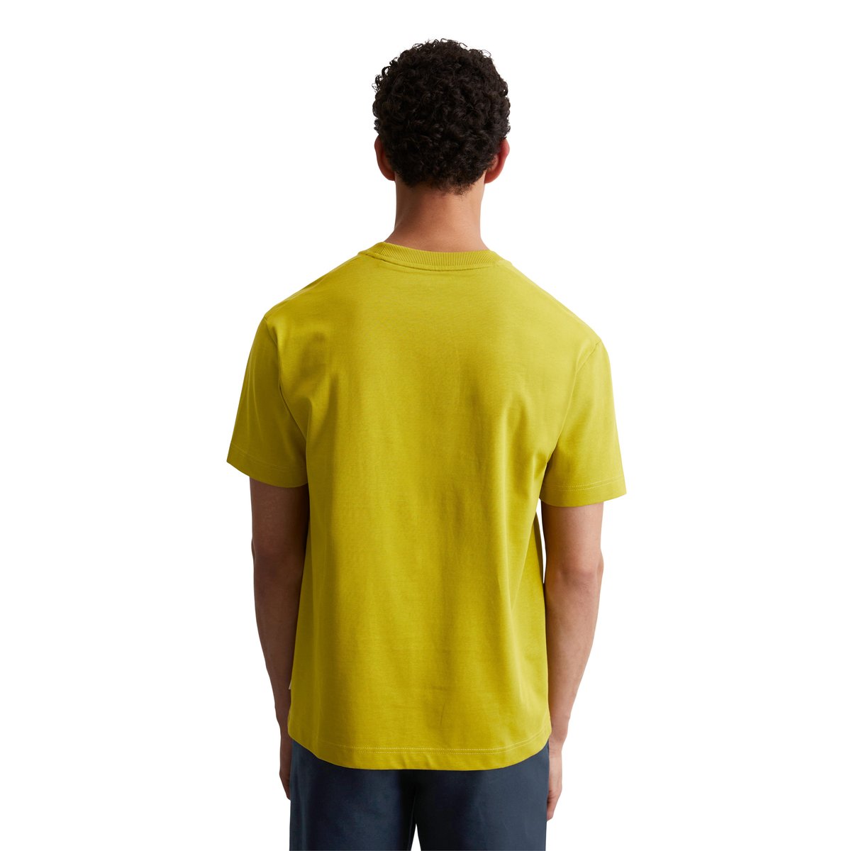 T-shirt relaxed en jersey de coton bio épais vert clair, MARC O'POLO