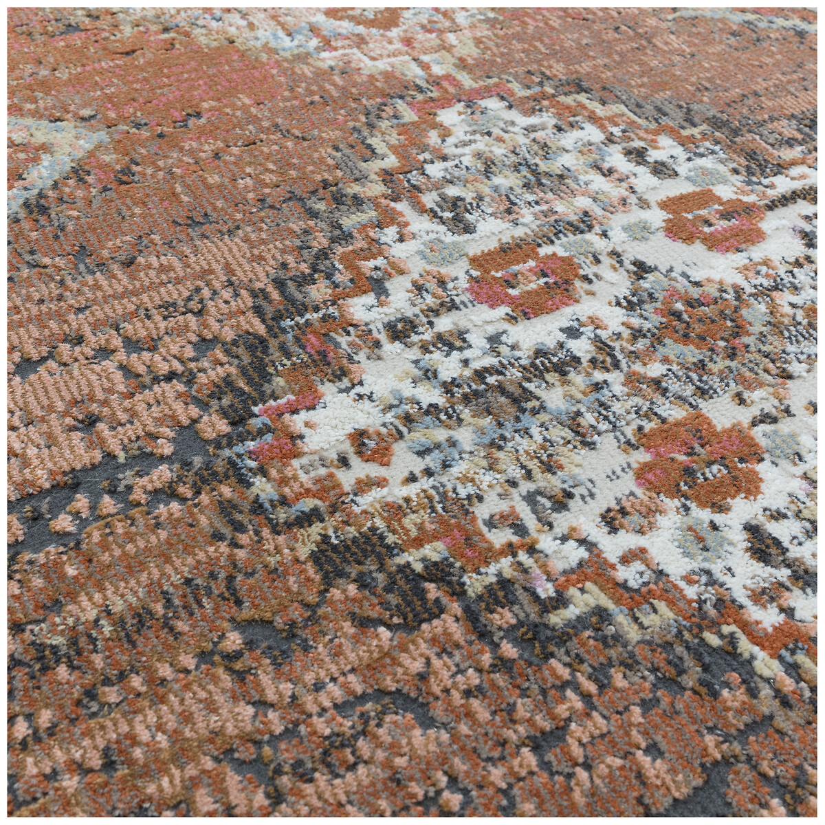Traditional Ombre Persian Style Rug terracotta, ÉDITÉ