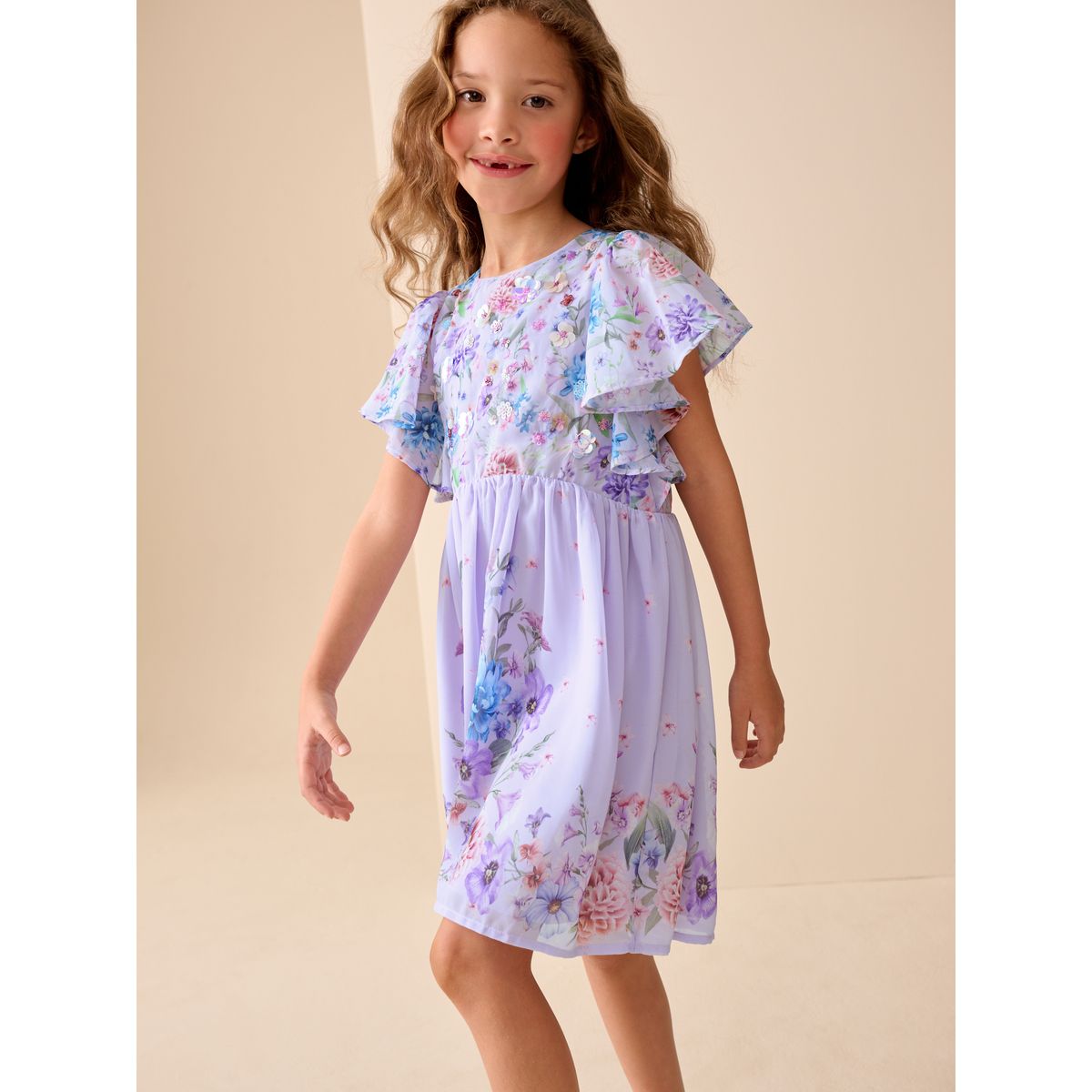 Robe habillée violet lilas, NEXT