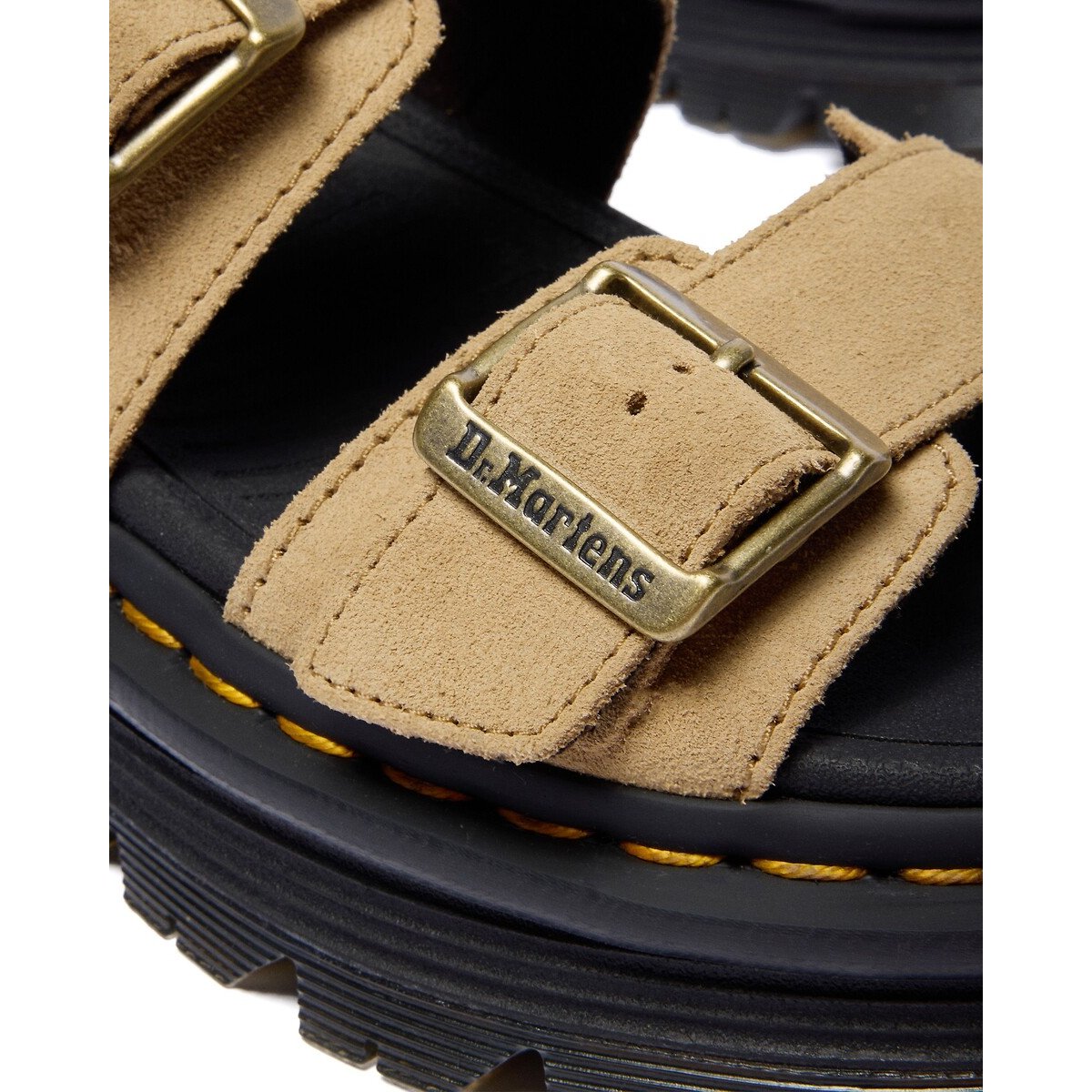 Sandales ZebZag en daim tan, DR. MARTENS