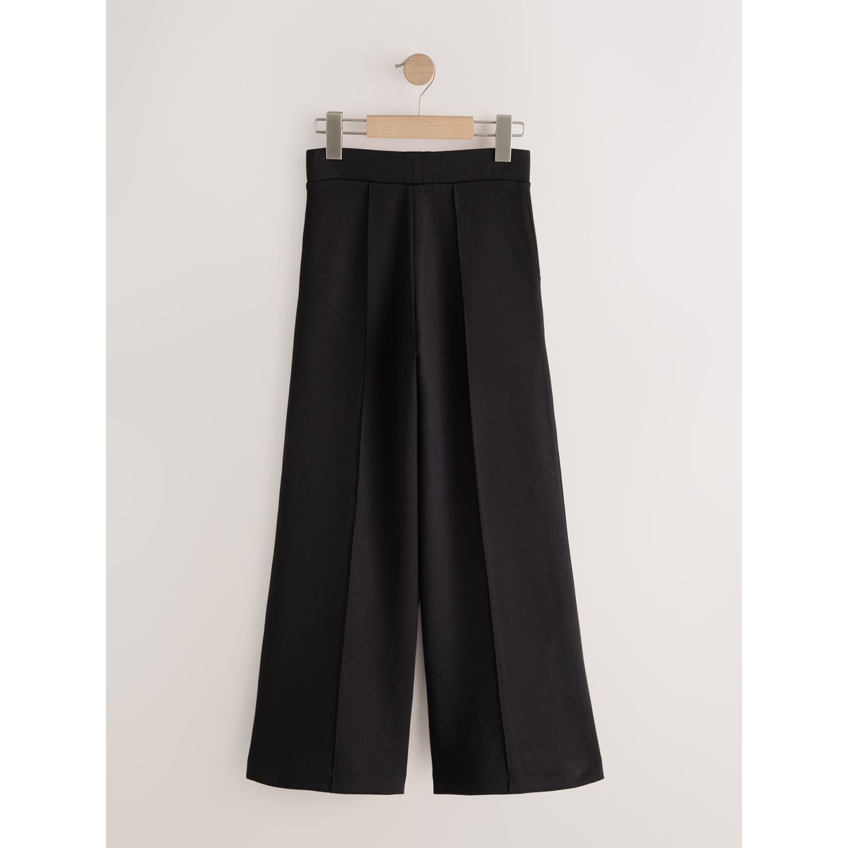 Pantalon d’école large en néoprène stretch noir, NEXT