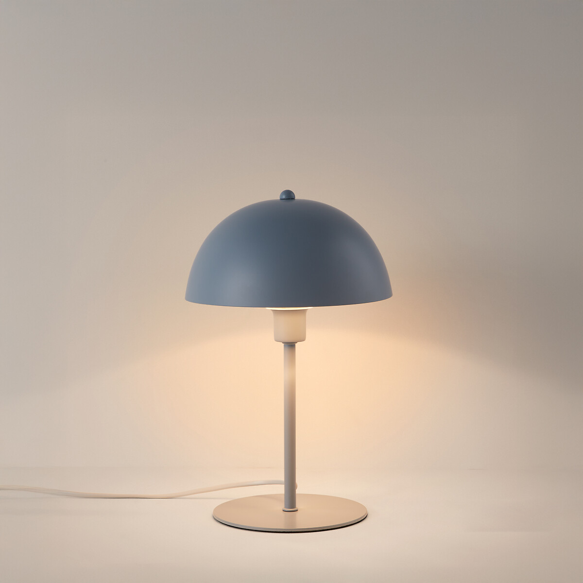 Lampe à poser, forme champignon en métal fer, Capi bleu ciel, LA REDOUTE INTERIEURS