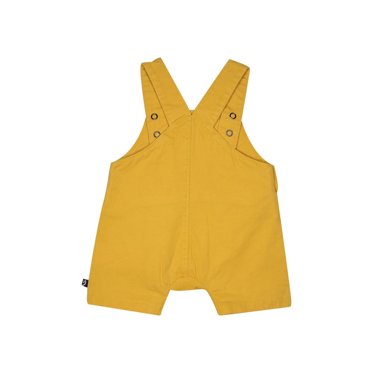 Tshirt salopette laurent twill court naissance jaune, SUCRE D'ORGE