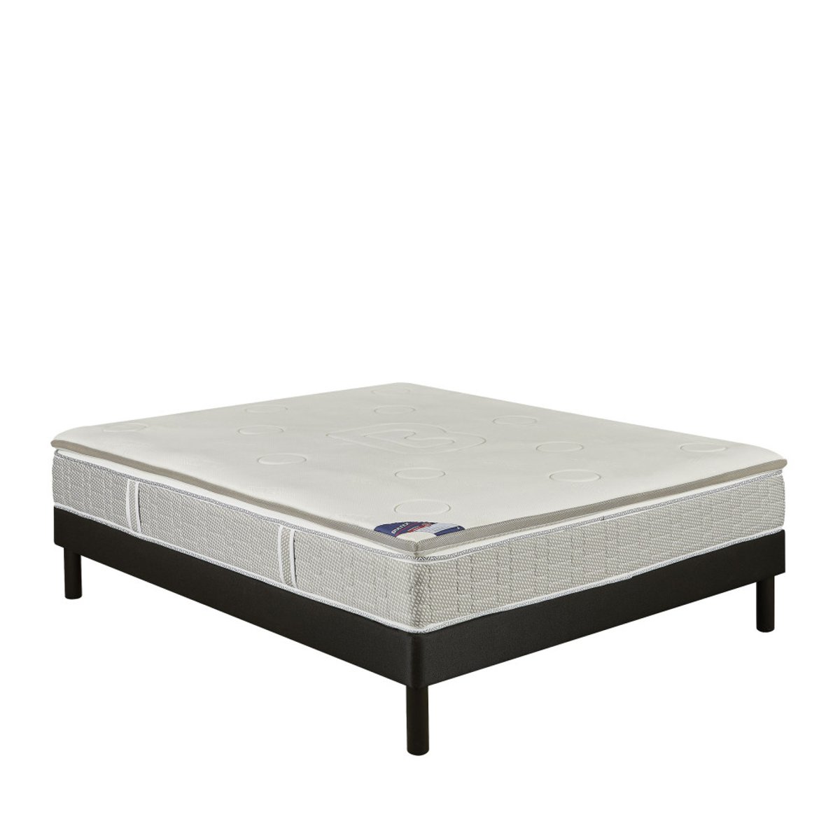 Surmatelas à mémoire de forme 5 cm, accueil enveloppant- MEMO 5 couleur unique, BULTEX