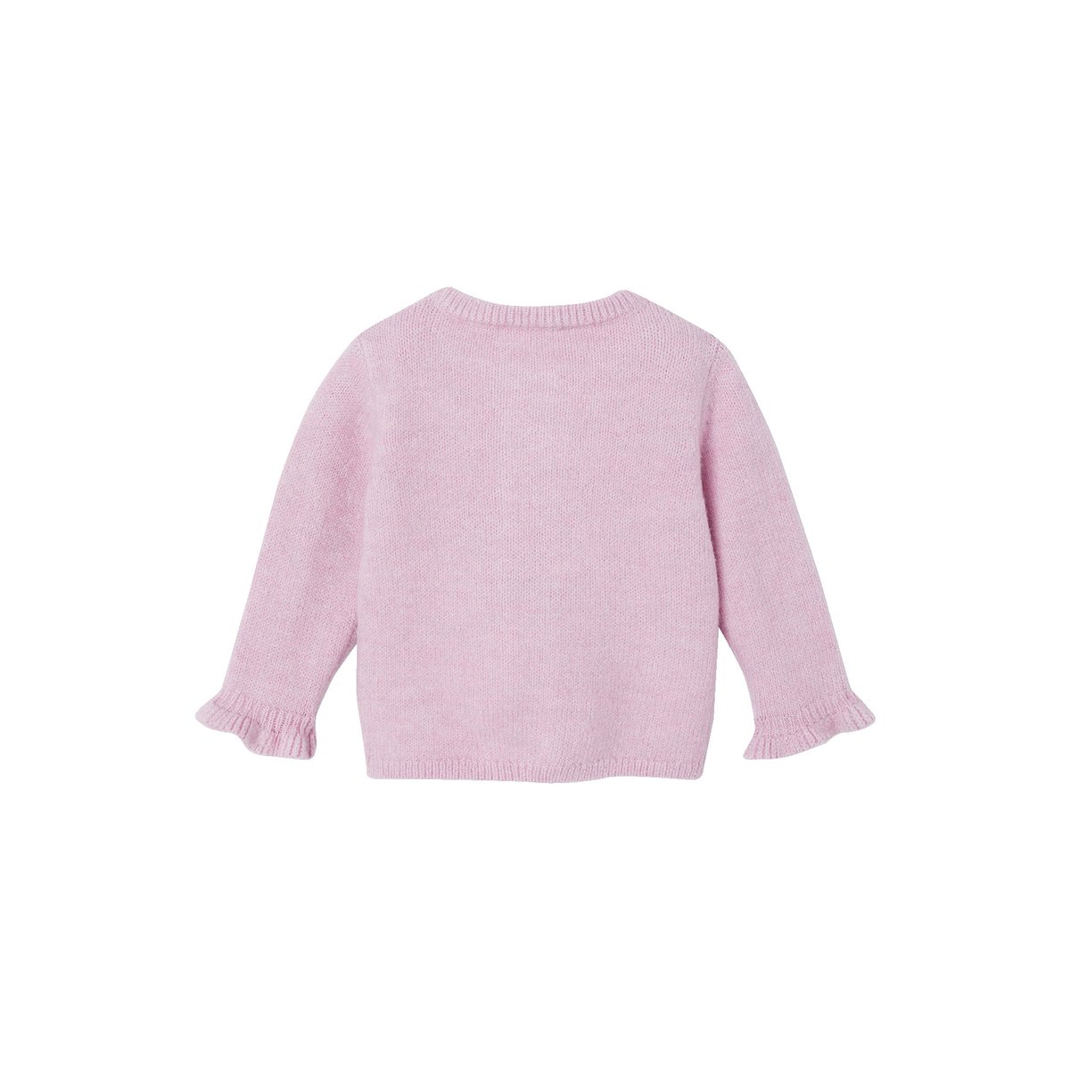 Gilet manches longues rose, VERTBAUDET