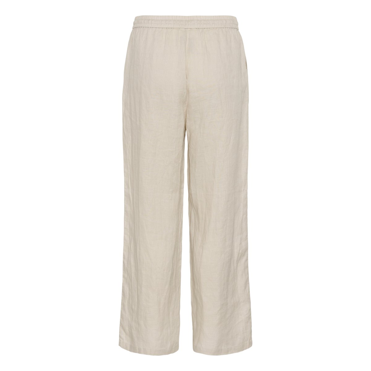 Pantalon casual beige crispy sand, CREAM