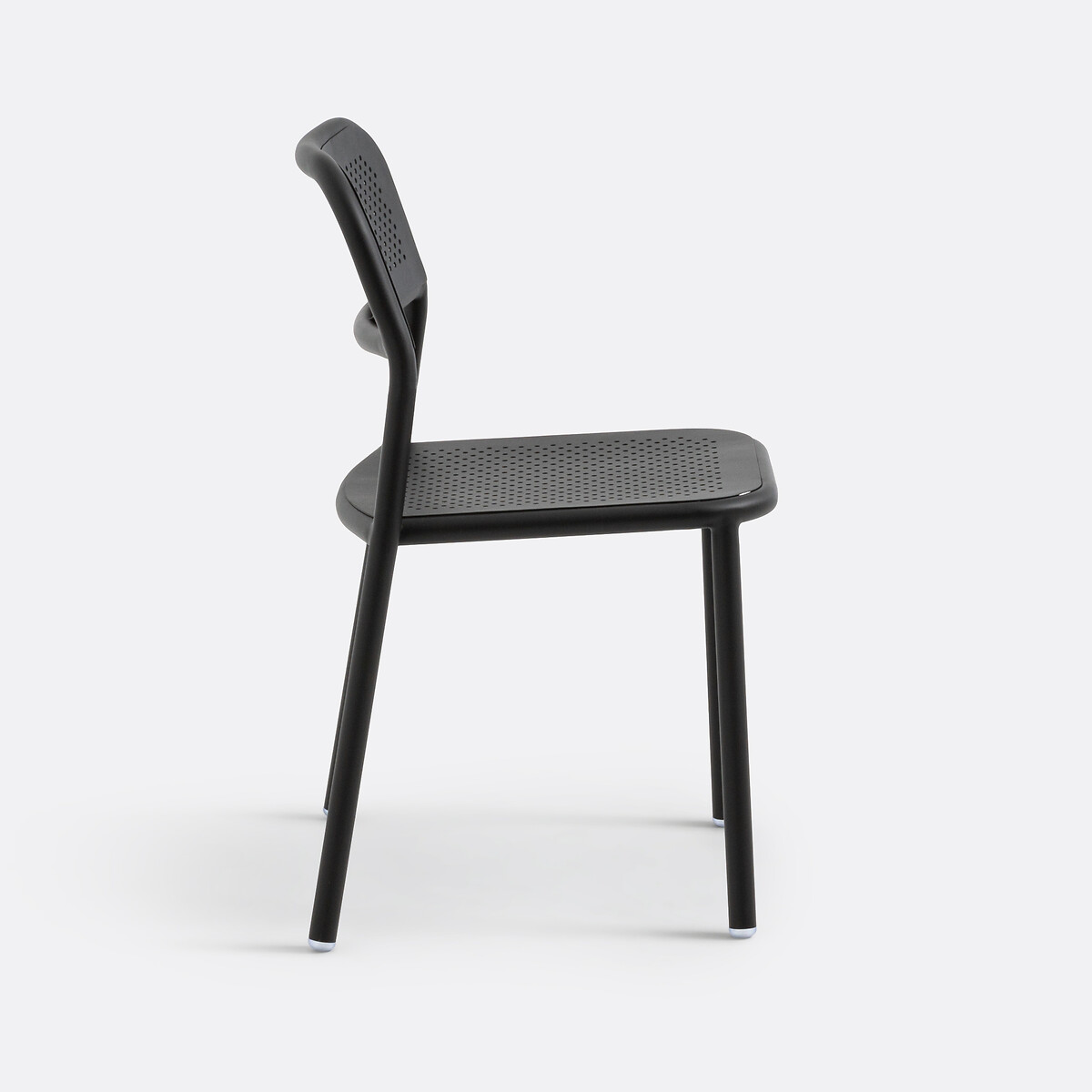 Lot de 2 chaises de jardin aluminium, Lyona anthracite, LA REDOUTE INTERIEURS