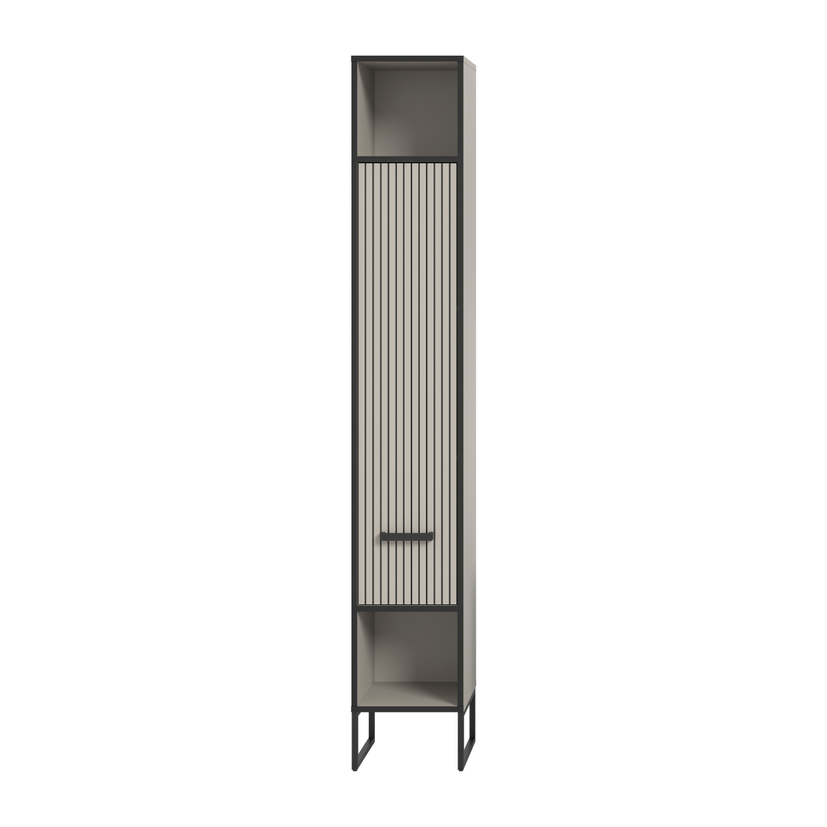 Colonne de salle de bain 1 porte AURA beige, CALICOSY