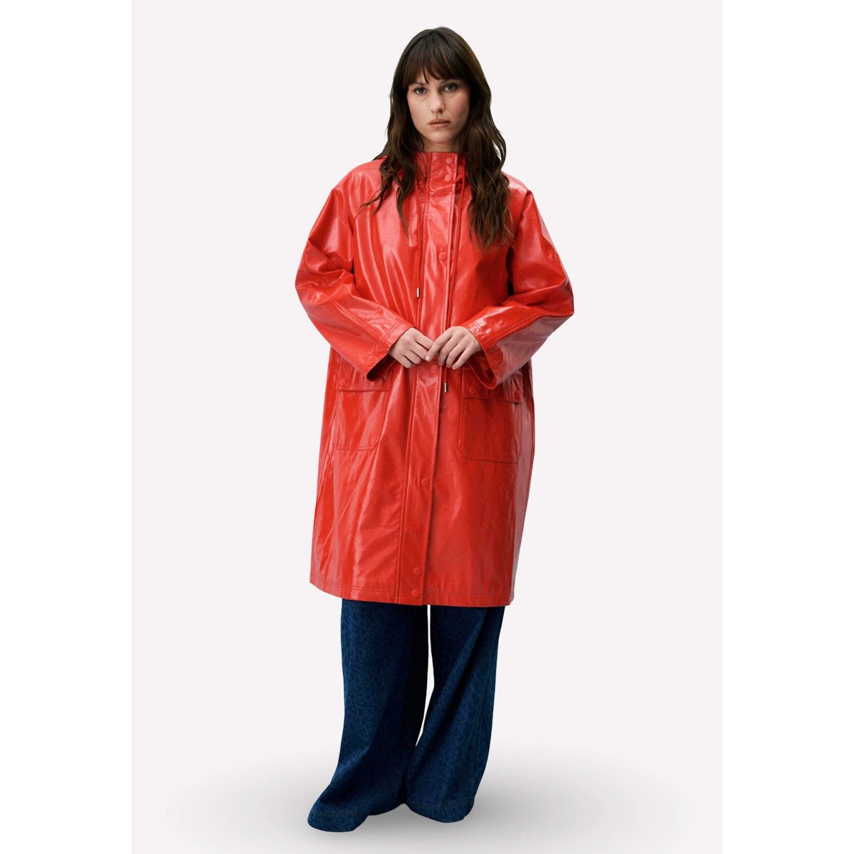Parka en coton ATKINS rouge, FRNCH