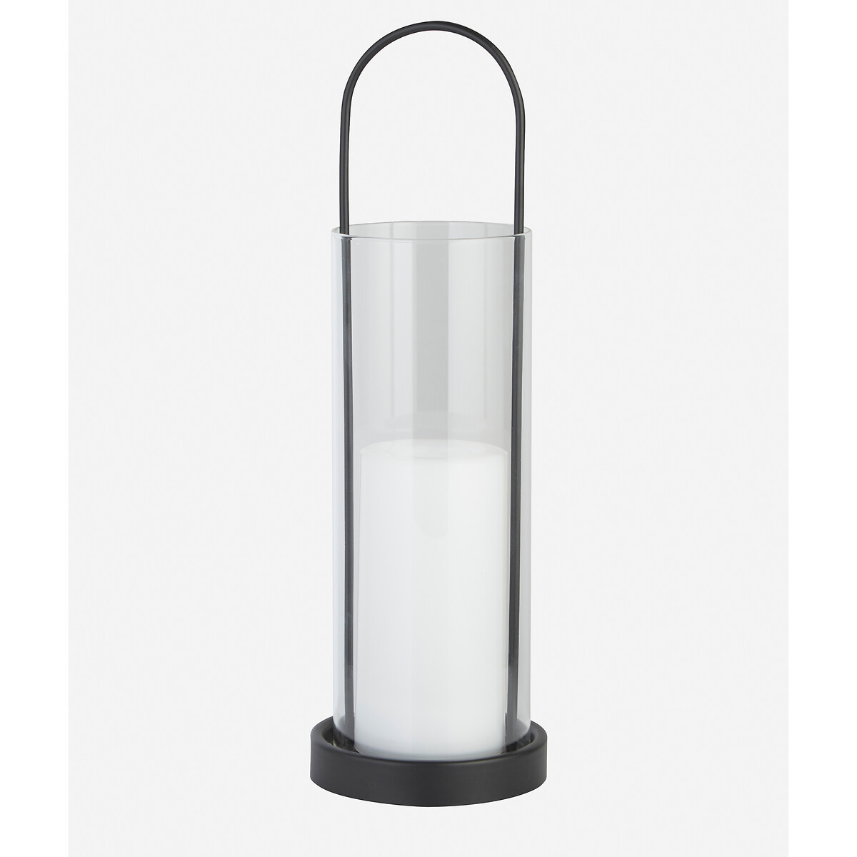 Archway Outdoor Solar Glass Lantern black, SO'HOME