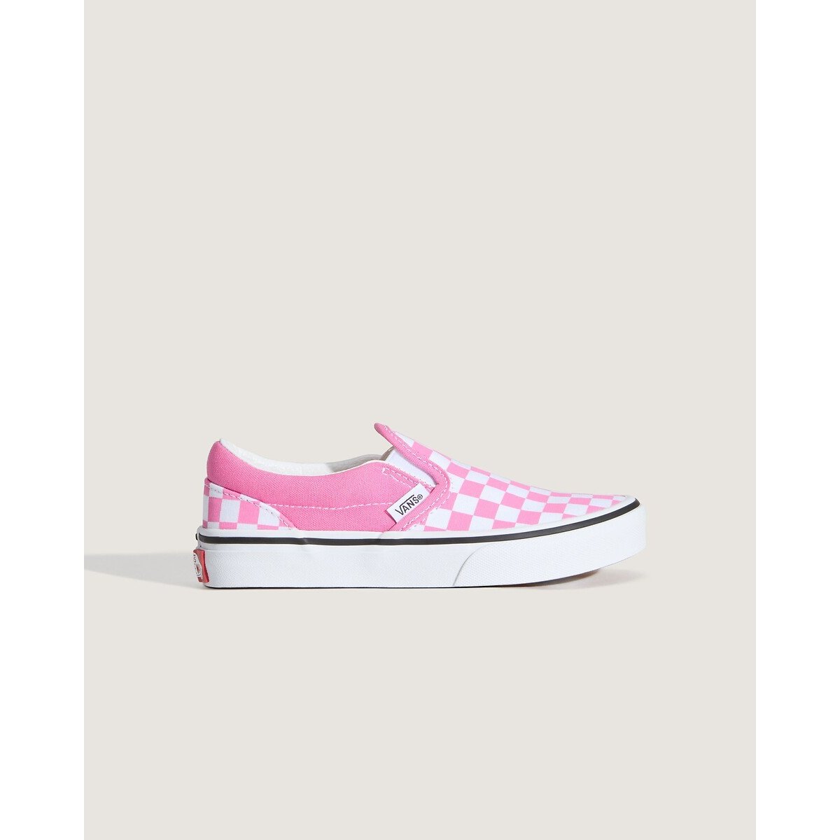 Baskets CLASSIC SLIP-ON rose/blanc, VANS