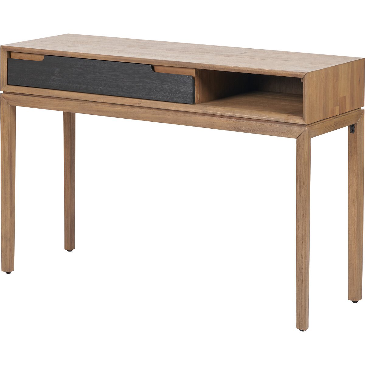 Giano Acacia Wood Console Table black/natural, ÉDITÉ