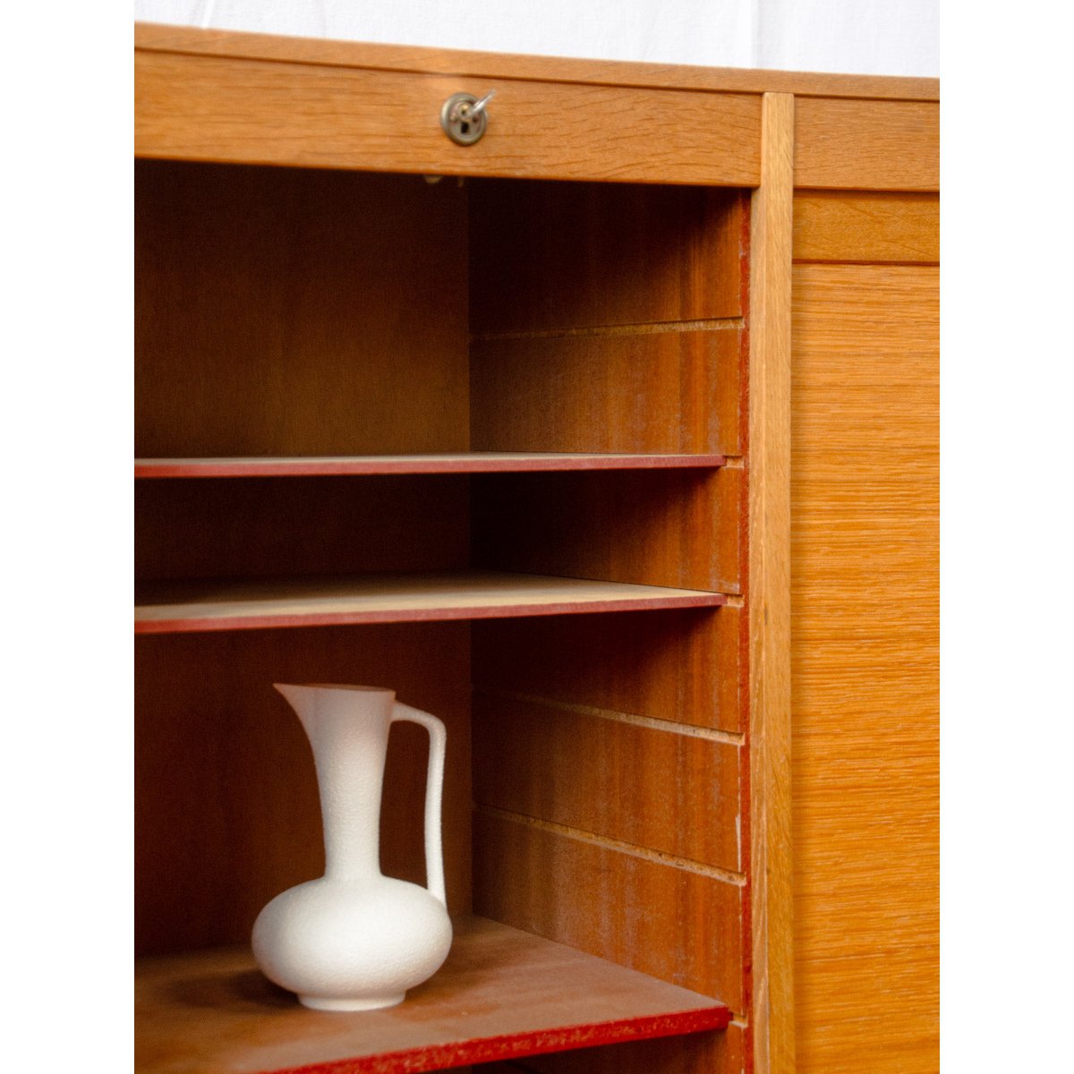 Meuble de métier en chêne Fernand N°485 - Bon état bois foncé, DEBONGOUT