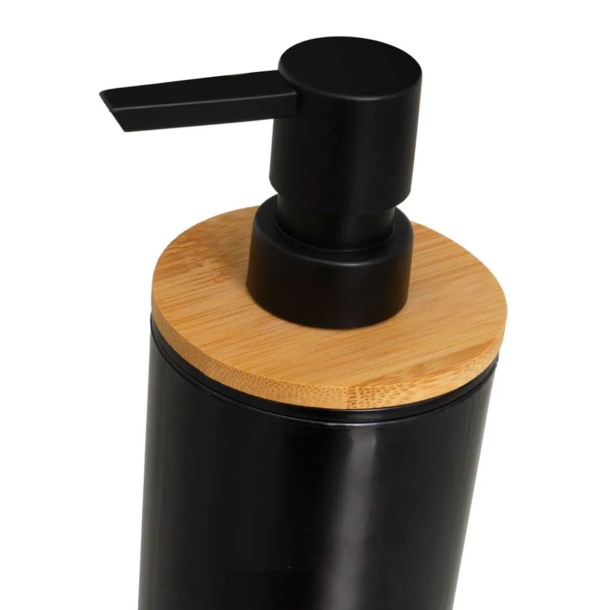 Set salle de bain noir et bambou - 4 pièces noir, WADIGA
