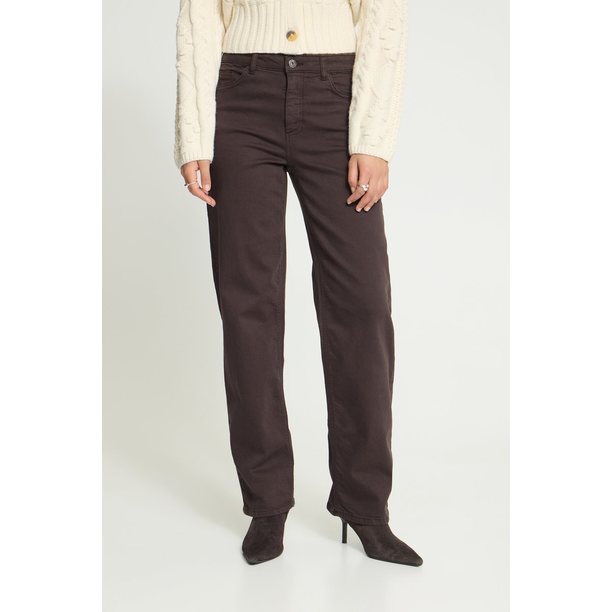 Jeans marron coffee bean, ICHI