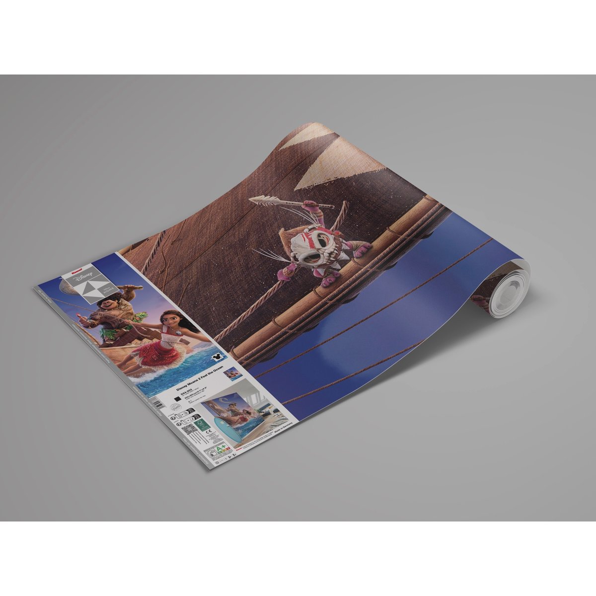 Papier peint Komar - Disney Moana 2 Feel The Ocean - 200 x 250 cm bleu, HEXOA