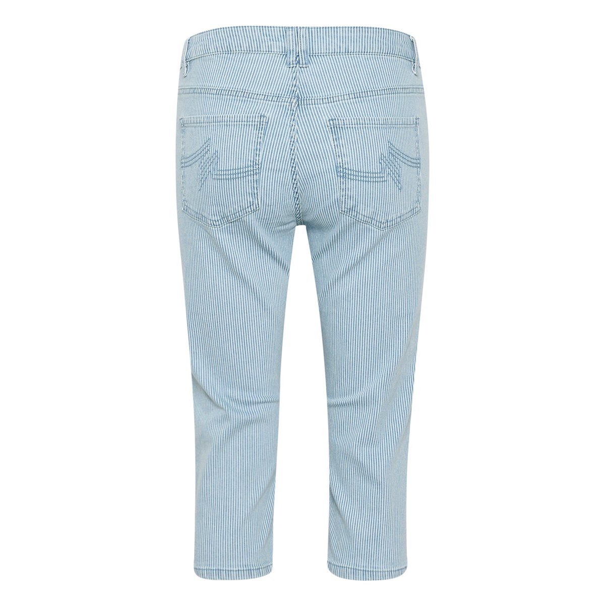 Casual pants bleu/blanc rayures, CULTURE