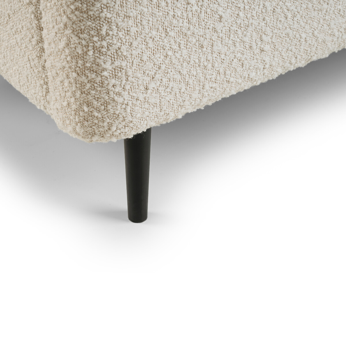 Asher Boucle Curve Bed ivory, SO'HOME