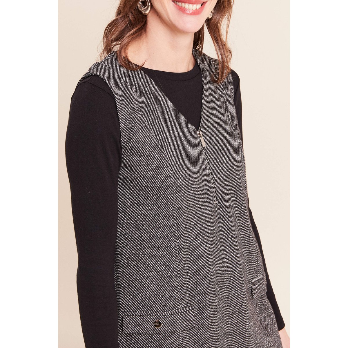 Robe chasuble gris, BREAL