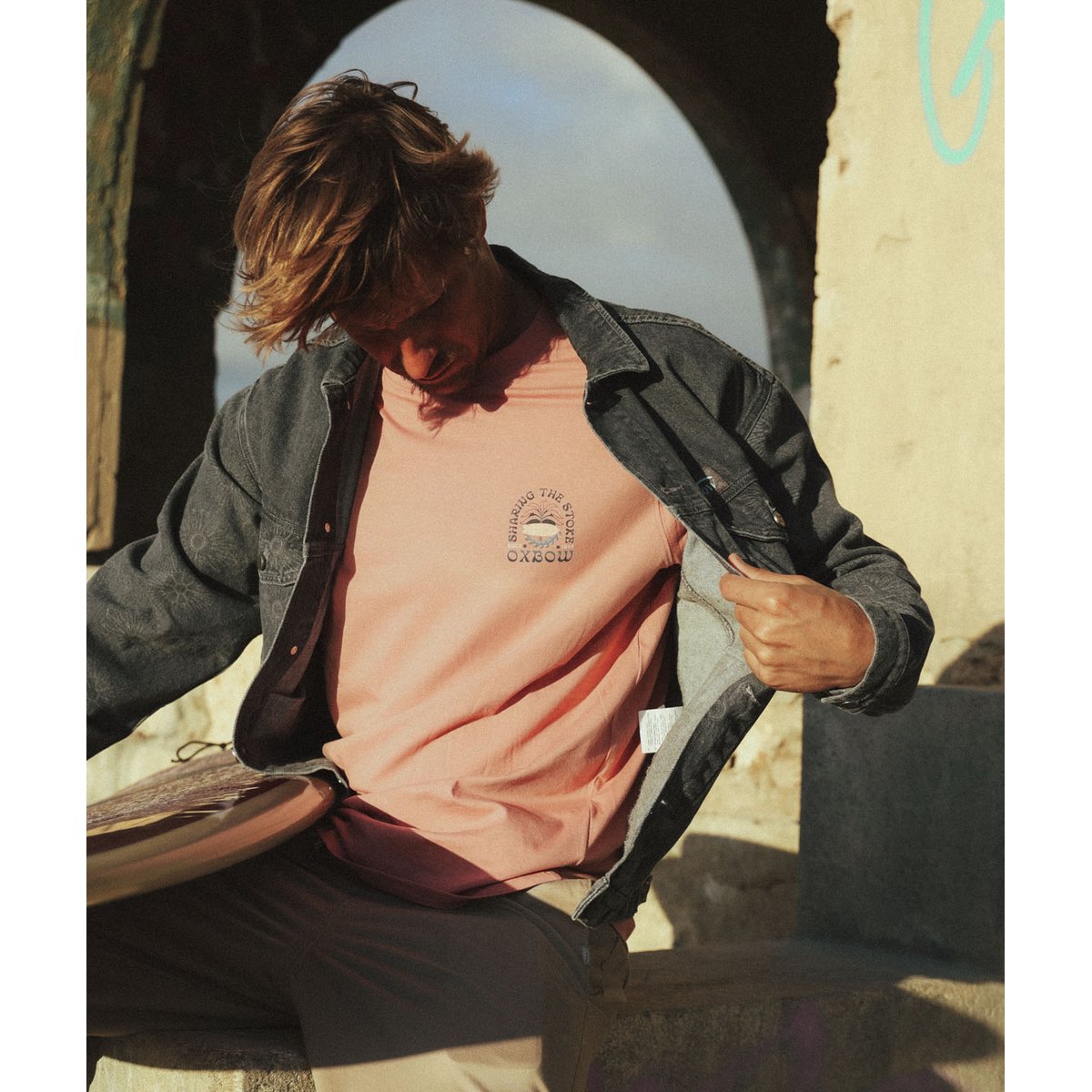 Veste MOTEL dark grey, OXBOW