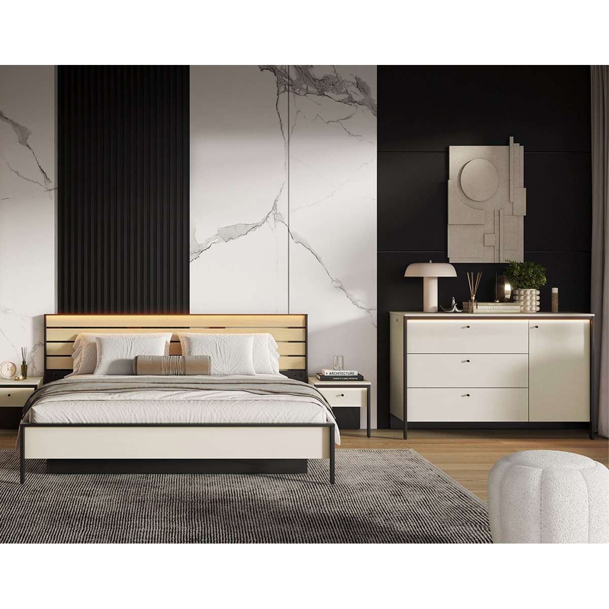 Commode -  KIMI beige, BEST MOBILIER