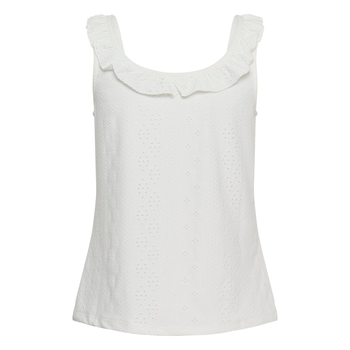 Blouse sans manches blanc chalk, KAFFE