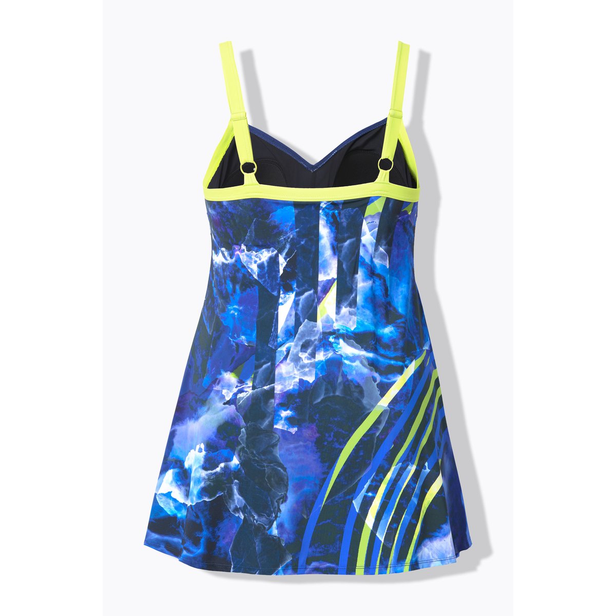 Robe de bain à bonnets souples marine, ULLA POPKEN