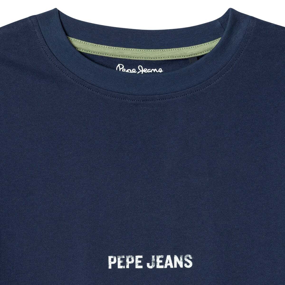 T-Shirt Coupe Regular Avec Imprimé Au Dos marine, PEPE JEANS