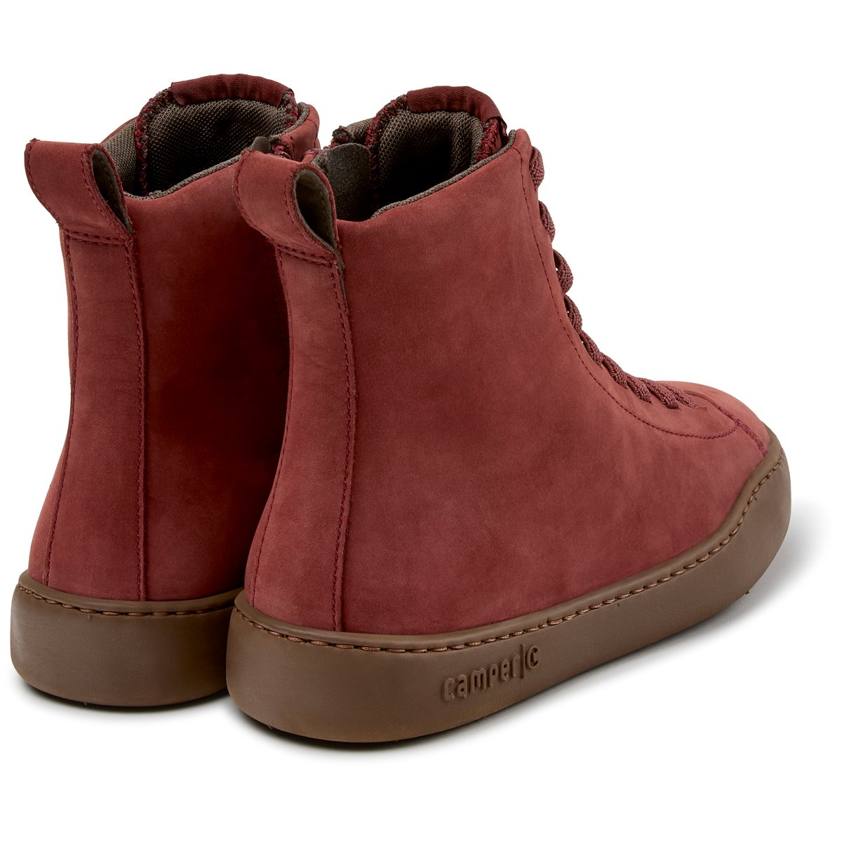 Sneaker-Bootie Peu Touring Nubuck Leather bourgogne 004, CAMPER