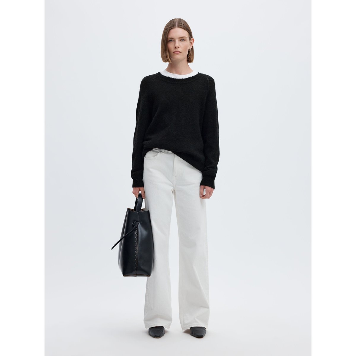 Jumper noir - black, SELECTED