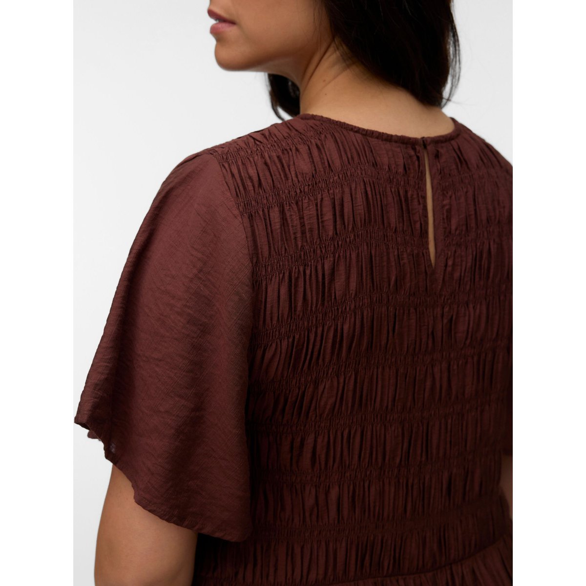 Robe Smockée shaved chocolate, VERO MODA
