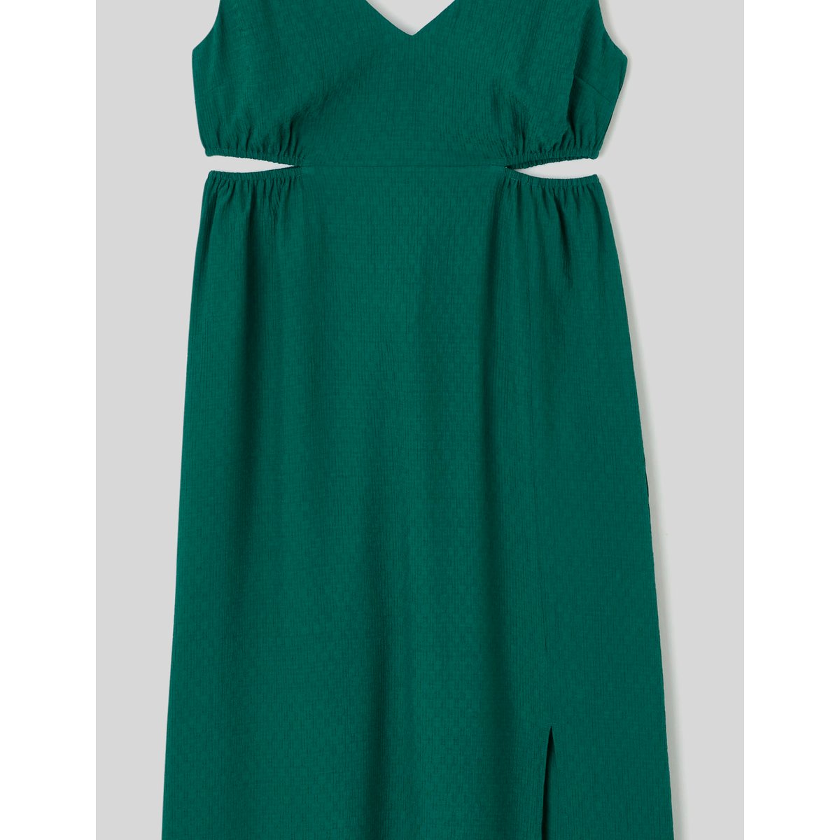 Robe longue col v vert, BZB