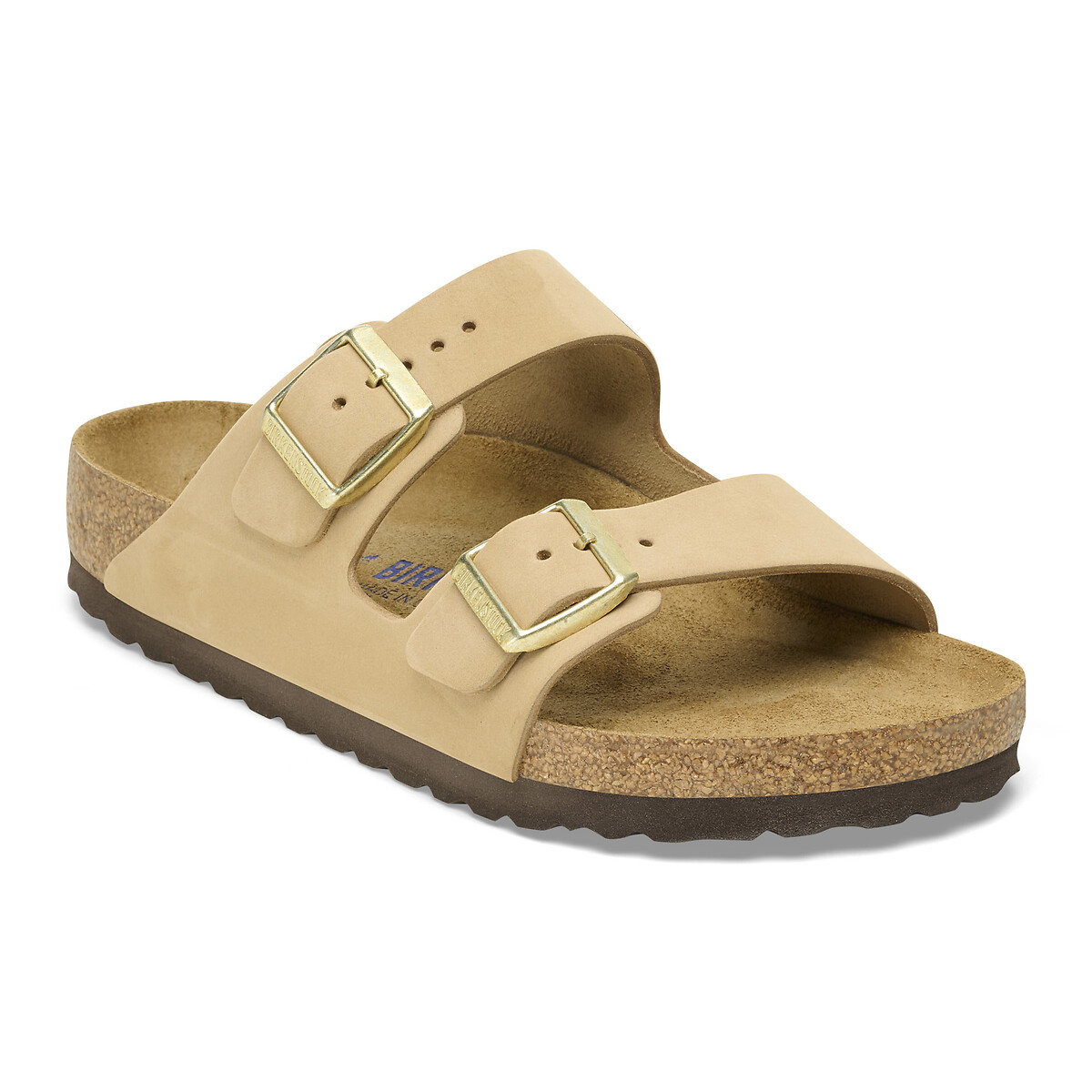Mules en nubuck ARIZONA beige, BIRKENSTOCK
